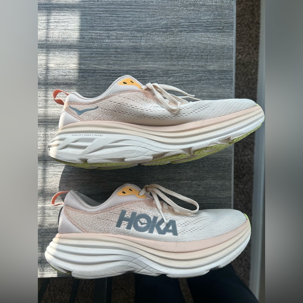 HOKA Bondi 8. Size 8.5B women’s. Good used condition.